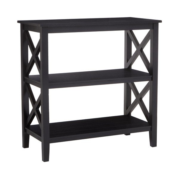 Černý regál z borovicového dřeva 40x81x81 cm Heritage – Premier Housewares