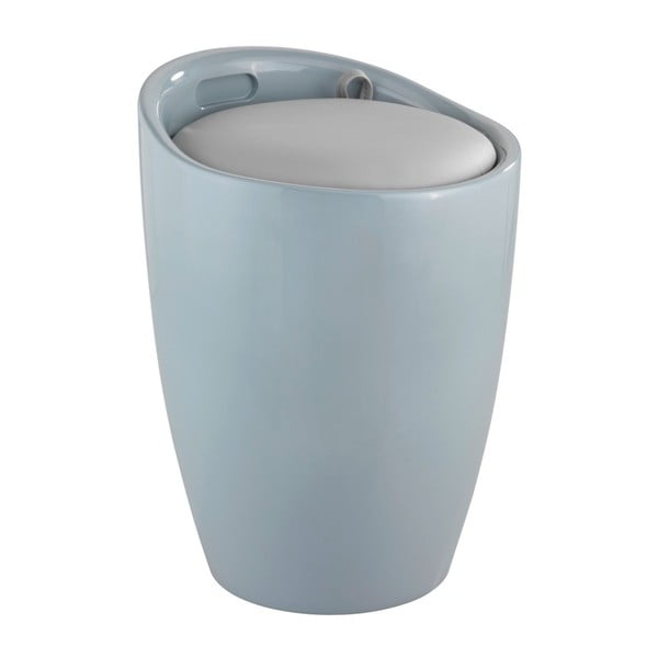 Šedý koš na prádlo a taburetka v jednom Wenko Candy Look, 20 l-image-1