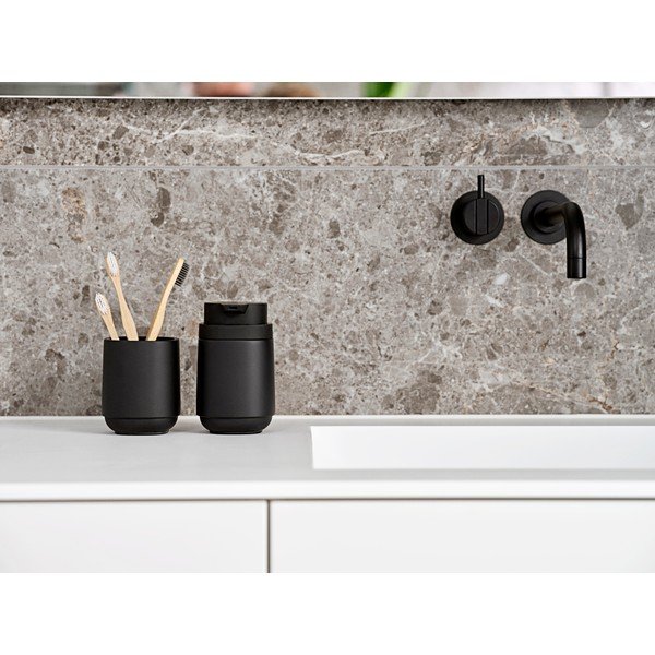 Černý betonový dávkovač mýdla Time – Zone-image-1