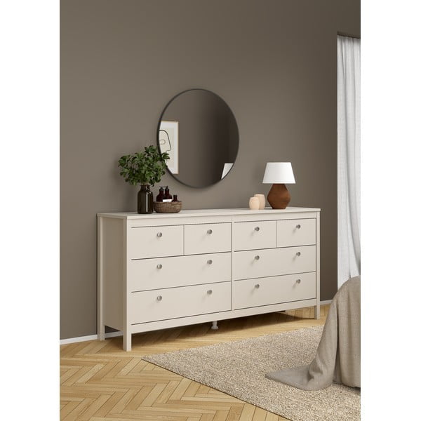 Šedobéžová komoda 159x80x38 cm Madrid – Tvilum-image-1