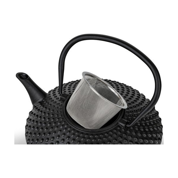 Černá konvice na čaj z litiny se sítkem 1,25 l Xilin – Bredemeijer-image-4