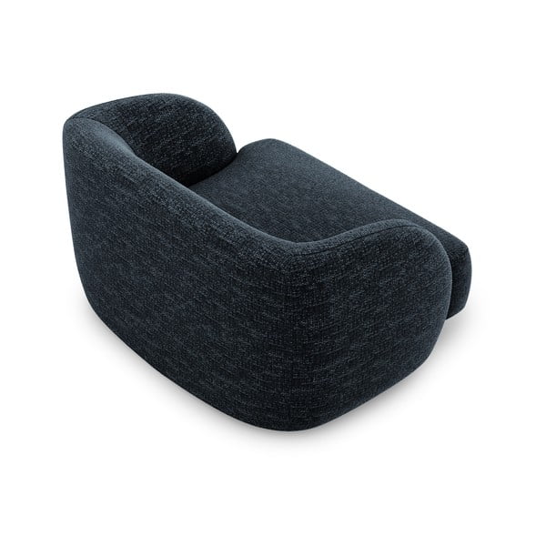 Tmavě modré křeslo Miley – Micadoni Home-image-4