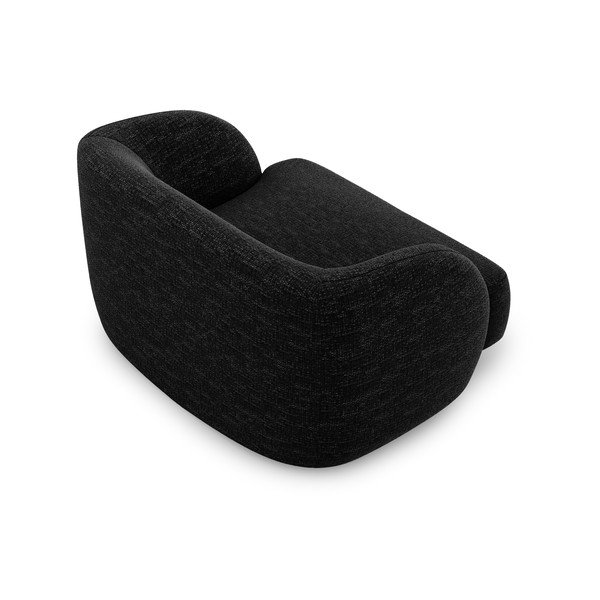 Antracitové křeslo Miley – Micadoni Home-image-4