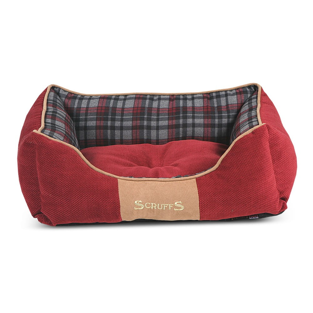 Psí pelíšek Highland Bed 50x40 cm, červený