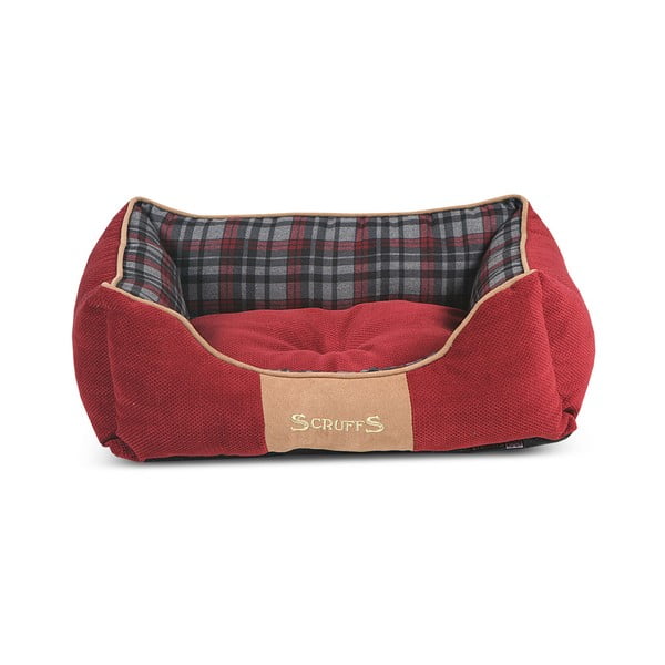 Psí pelíšek Highland Bed 50x40 cm, červený