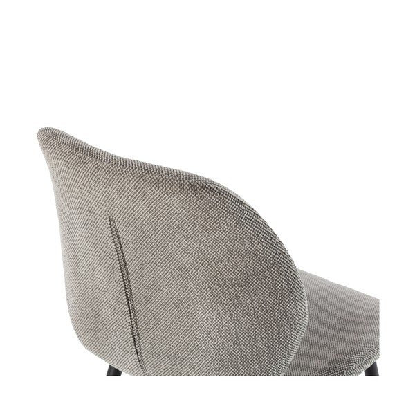 Světle šedé čalouněné jídelní židle v sadě 4 ks Ansu – Marckeric-image-3