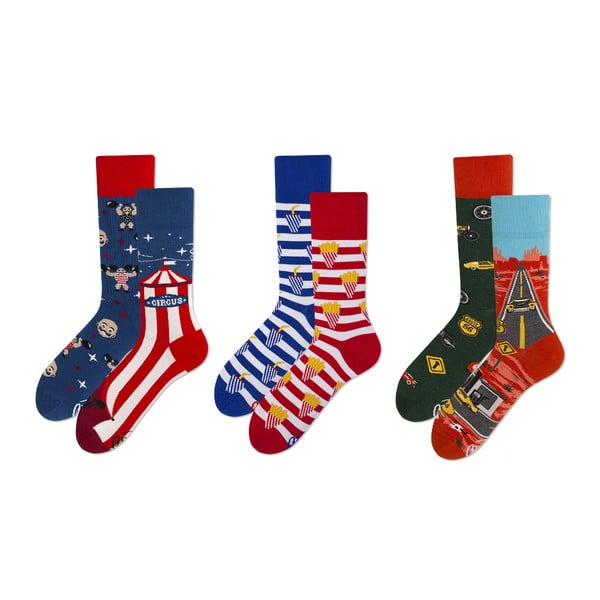 Set ponožek v dárkovém balení Many Mornings American Combo, vel. 43–46