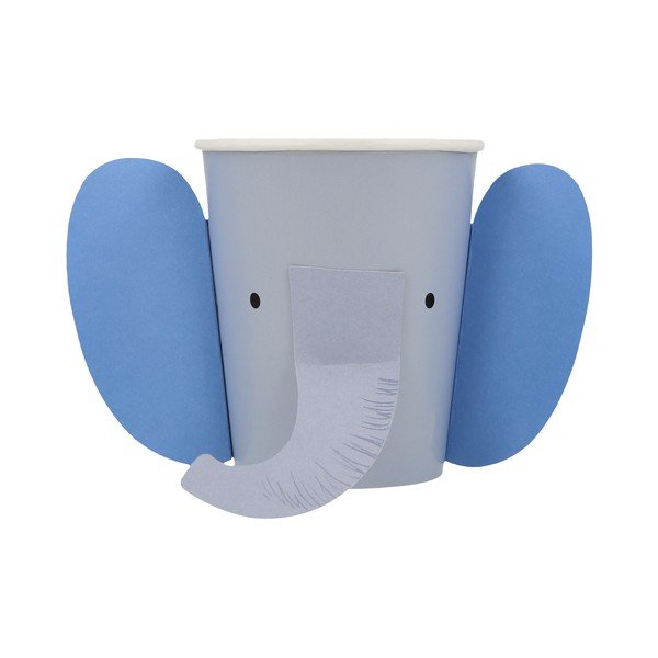 Papírové jednorázové kelímky v sadě  8 ks Animal Parade – Meri Meri-image-4