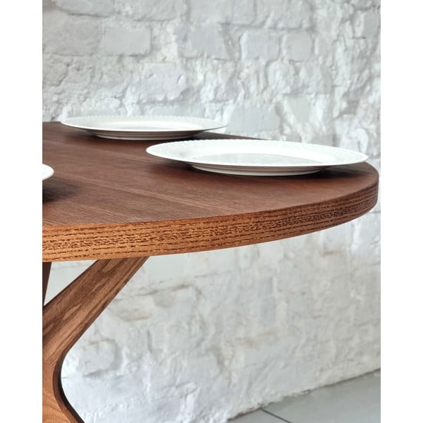 Jídelní stůl v dekoru dubu 90x90 cm Jubi – Ragaba-image-4