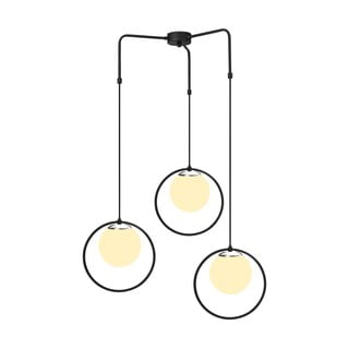 Černé kovové závěsné svítidlo Opviq lights Nazarios