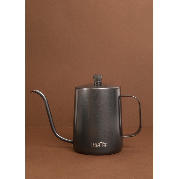 Šedá konvice na přípravu kávy z nerezové oceli 0.6 l La Cafetiere - Kitchen Craft-image-4