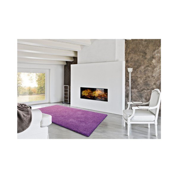 Fialový koberec Universal Norge, ⌀ 133 cm-image-2