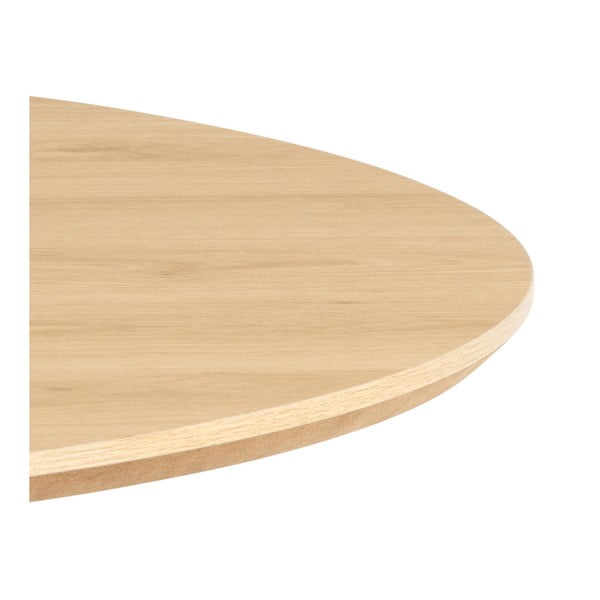 Kulatý jídelní stůl s deskou v dubovém dekoru ø 120 cm Cadiz – Actona-image-3