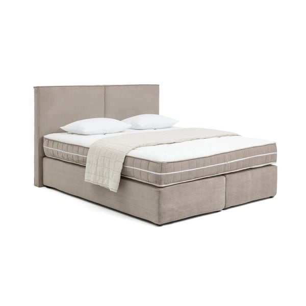 Boxspring postel taupe 160x200 cm Olia Bold – Bonami Selection
