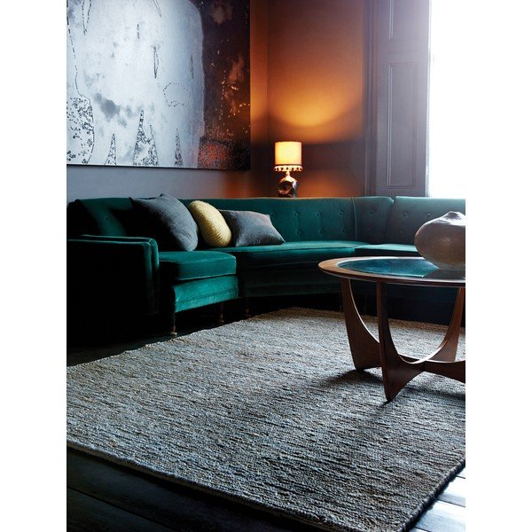 Světle šedý ručně tkaný jutový koberec 200x300 cm Soumak – Asiatic Carpets-image-1