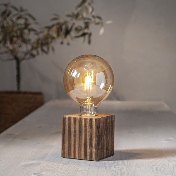 Hnědá lampová noha 10 cm Box – Star Trading-image-1