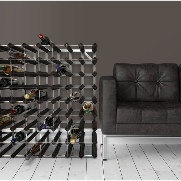 Regál na víno z jasanového dřeva na 90 lahví - RTA-image-1