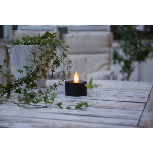 Černá LED venkovní světelná dekorace Star Trading Puloun, výška 13,5 cm-image-3