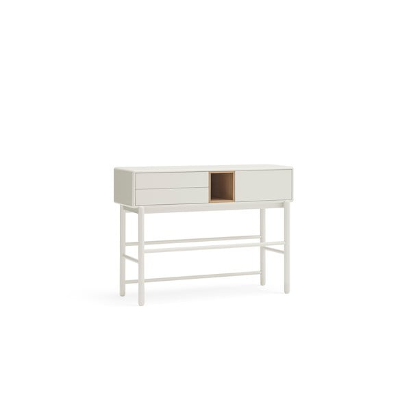 Krémový konzolový stolek 35x120 cm Corvo – Teulat-image-3
