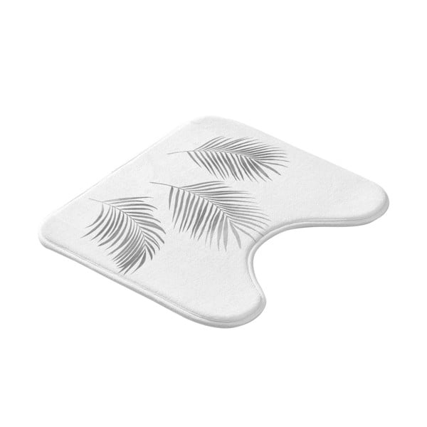 Bílá/ve stříbrné barvě WC koupelnová předložka 45x45 cm Orbella – douceur d'intérieur-image-3