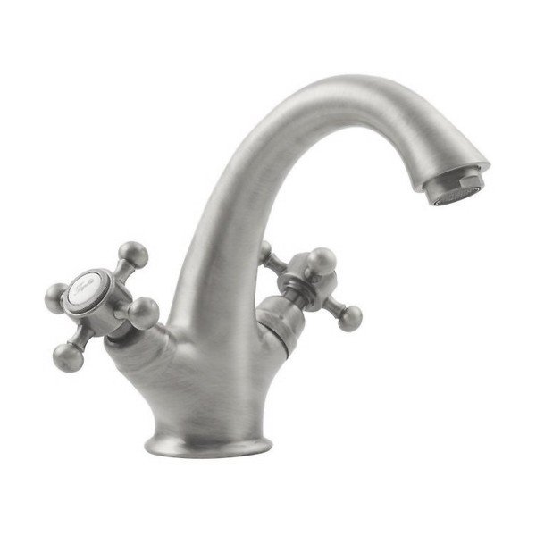 Stojánková umyvadlová baterie v matně stříbrné barvě Antea – Sapho-image-1