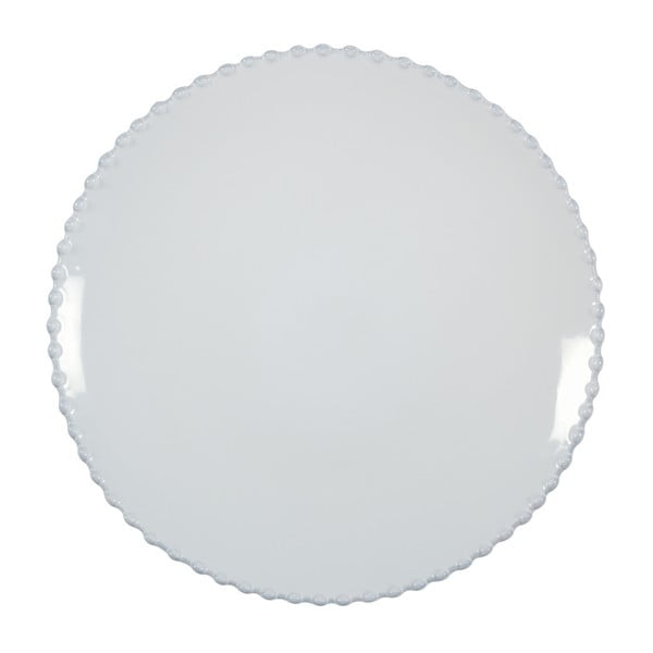 Bílý kameninový dezertní talíř Costa Nova Pearl, ⌀ 22 cm
