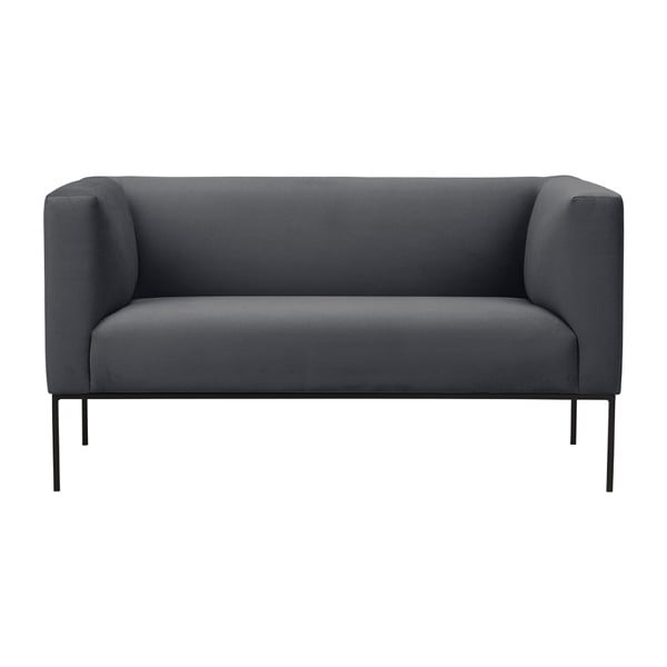 Tmavě šedá pohovka Windsor & Co Sofas Neptune, 145 cm