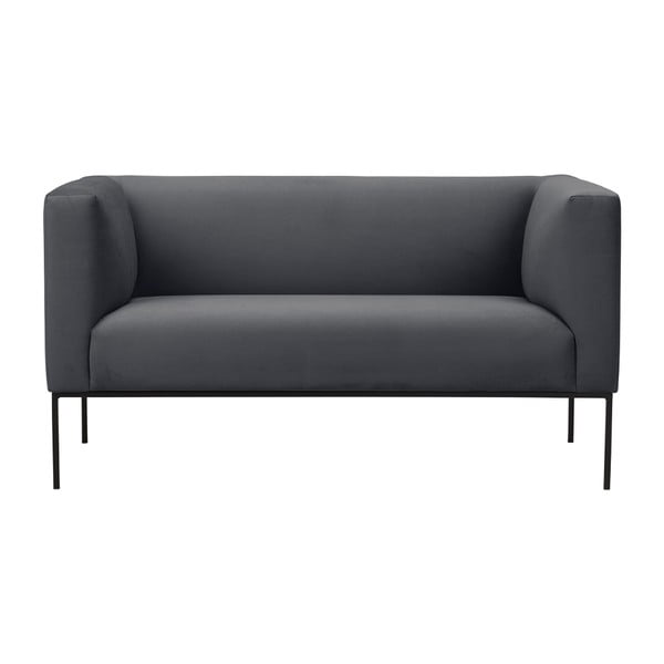 Tmavě šedá pohovka Windsor & Co Sofas Neptune, 145 cm