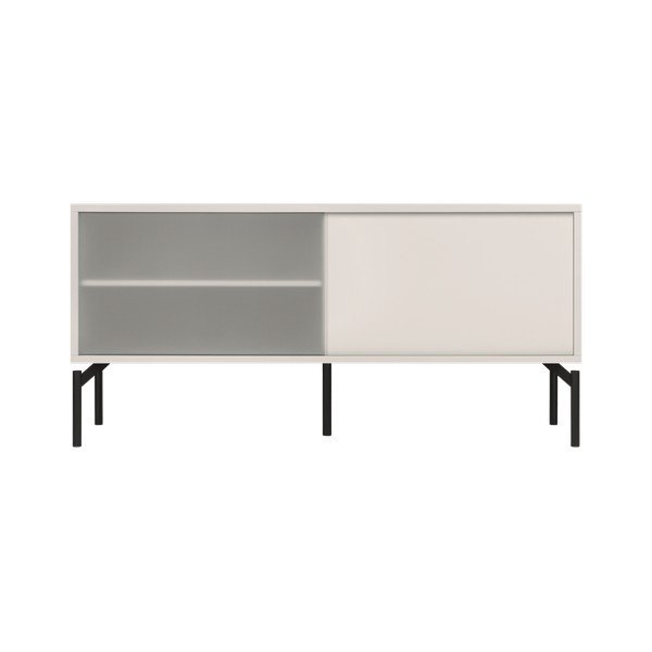 Šedobéžový TV stolek 116x55x42 cm Met Mini – noo.ma-image-2
