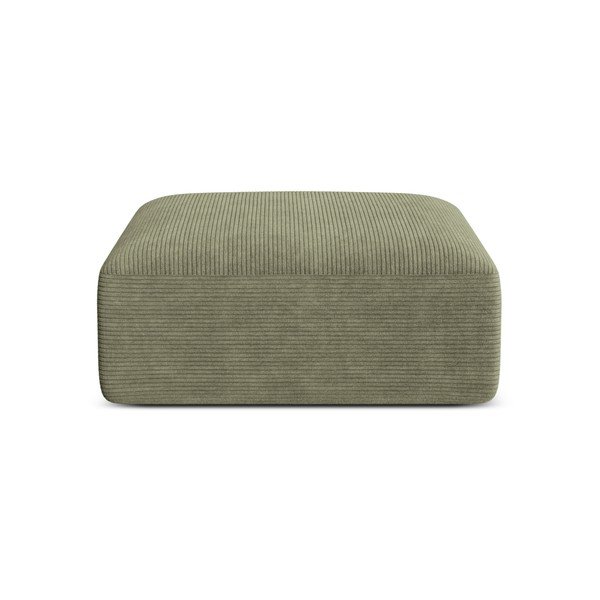 Zelená manšestrová podnožka Campi – Cosmopolitan Design-image-1