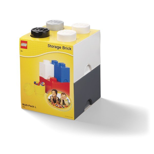 Set 4 plastových úložných krabic LEGO®, 25 x 25 x 33 cm-image-1