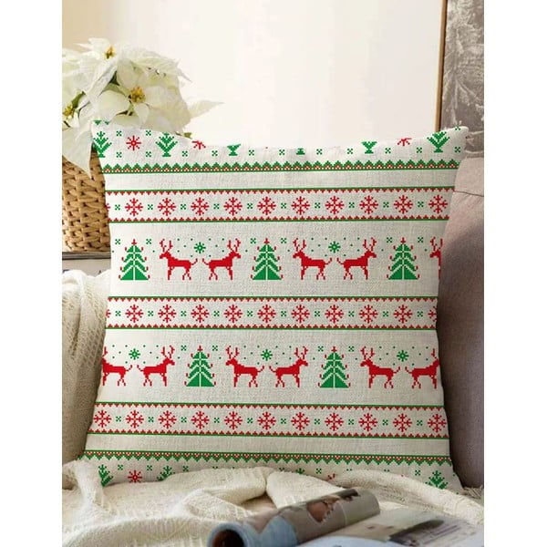 Povlak na polštář s vánočním motivem 43x43 cm – Mila Home