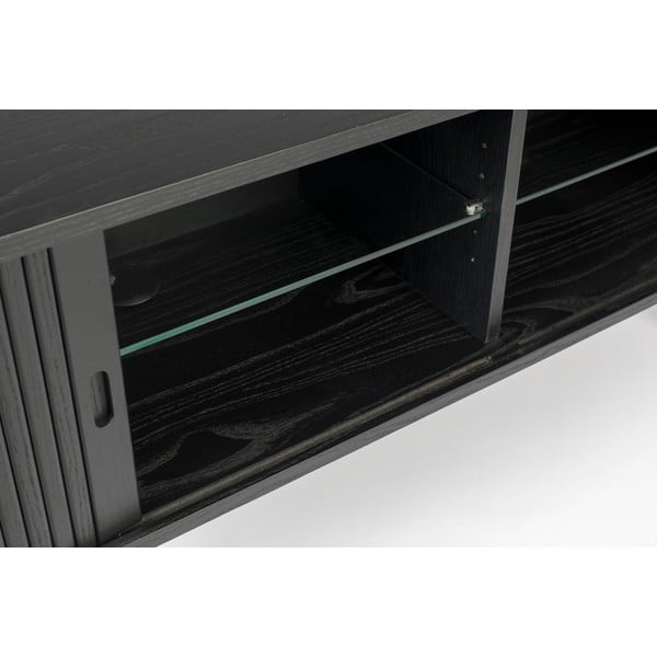 Černá komoda s posuvnými dvířky Zuiver Barbier-image-4