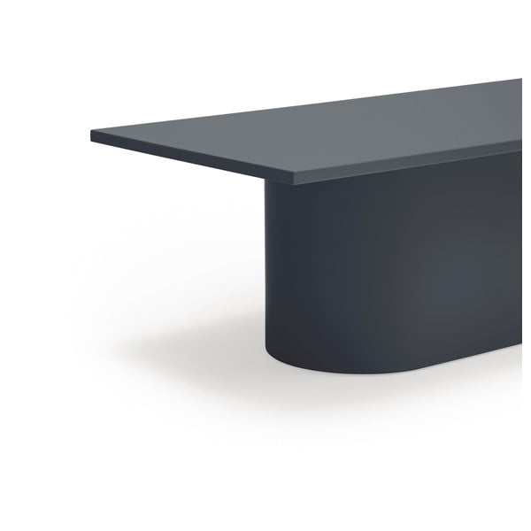 Antracitový konferenční stolek 50x111 cm Totem – Teulat-image-3