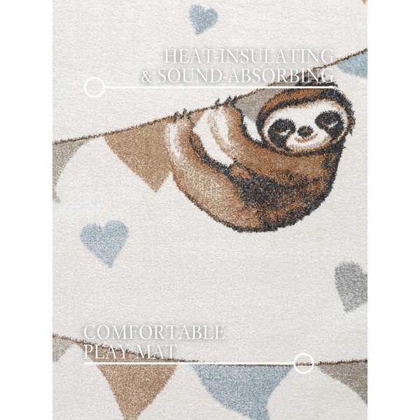 Krémový dětský koberec 160x230 cm Walk like an Elephant Rainbow Party – Villeroy&Boch-image-2