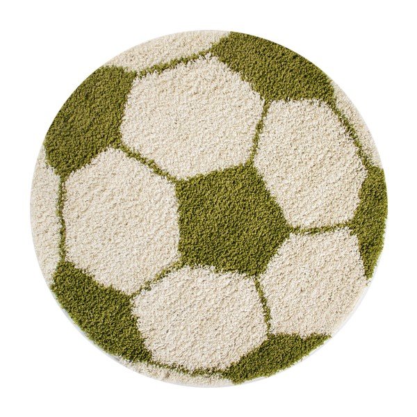 Zeleno-krémový dětský koberec ø 120 cm Fun – Ayyildiz Carpets