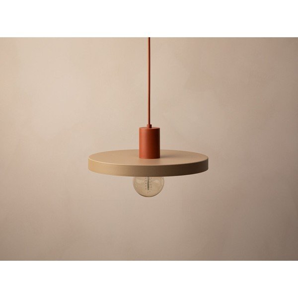 Béžové kovové závěsné svítidlo ø 30 cm Ori – Micadoni -image-3