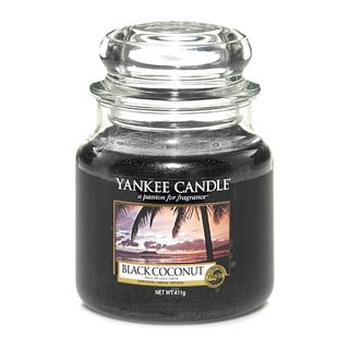 Vonná svíčka Yankee Candle Černý Kokos, doba hoření 65 hodin