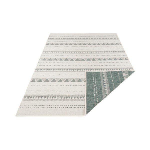 Zeleno-krémový venkovní koberec NORTHRUGS Bahamas, 160 x 230 cm-image-2