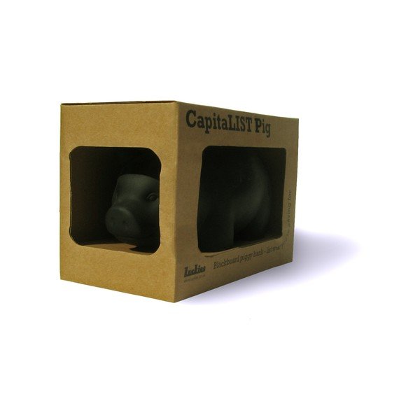 Kasička s tabulovým povrchem Luckies of London Pig Chalk Board-image-2