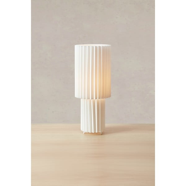 Bílá stolní lampa s textilním stínidlem (výška 45 cm) Catis – Markslöjd-image-3