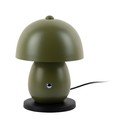 Tmavě zelená LED stolní lampa s kovovým stínidlem (výška 18 cm) Mono LED – Leitmotiv