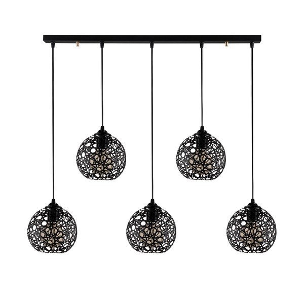 Černé závěsné svítidlo ø 17 cm Fellini – Opviq lights-image-3