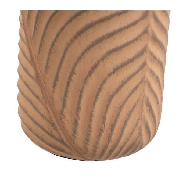 Stolní lampa v krémovo-cihlové barvě s textilním stínidlem (výška 39 cm) – Casa Selección-image-4