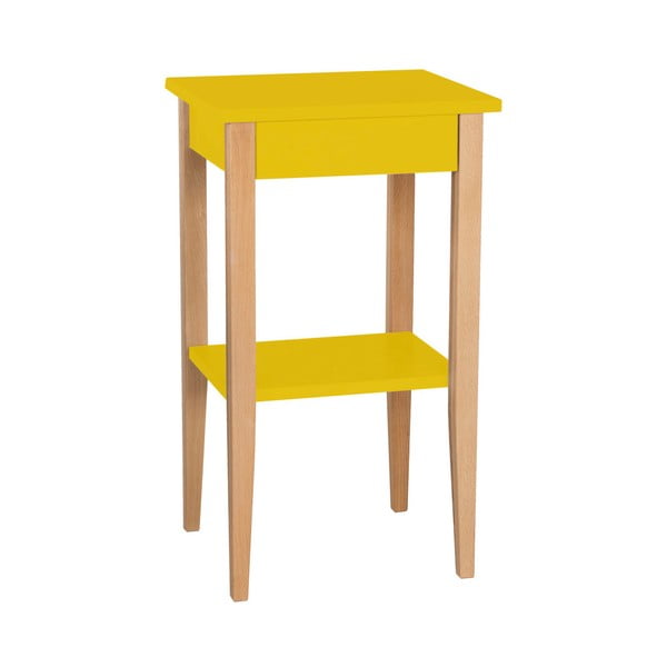 Žlutý odkládací stolek Ragaba Entlik