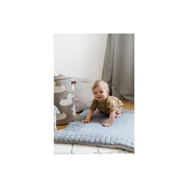 Šedá bavlněná hrací podložka Kindsgut Mat, 70 x 90 cm-image-4