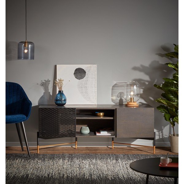Skleněné závěsné svítidlo Kave Home Bobby-image-1