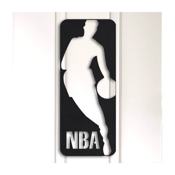 Černá nástěnná dekorace NBA