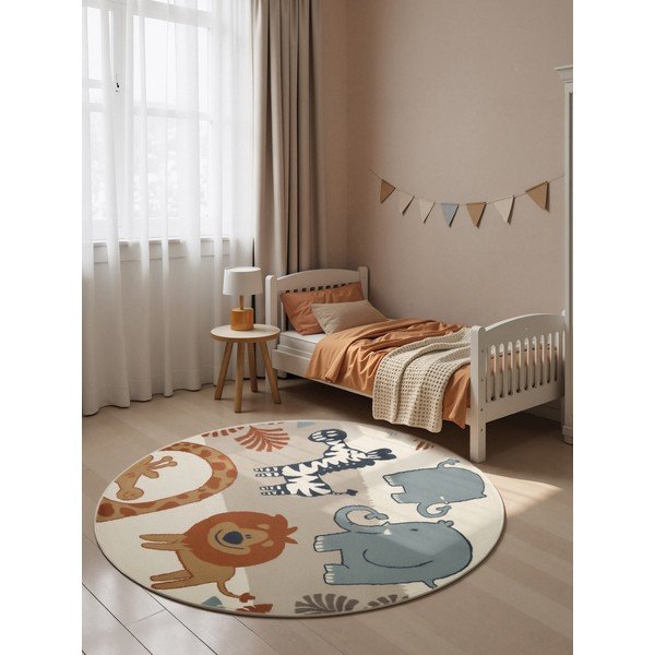 Dětský koberec ø160 cm Savanna – Hanse Home-image-1