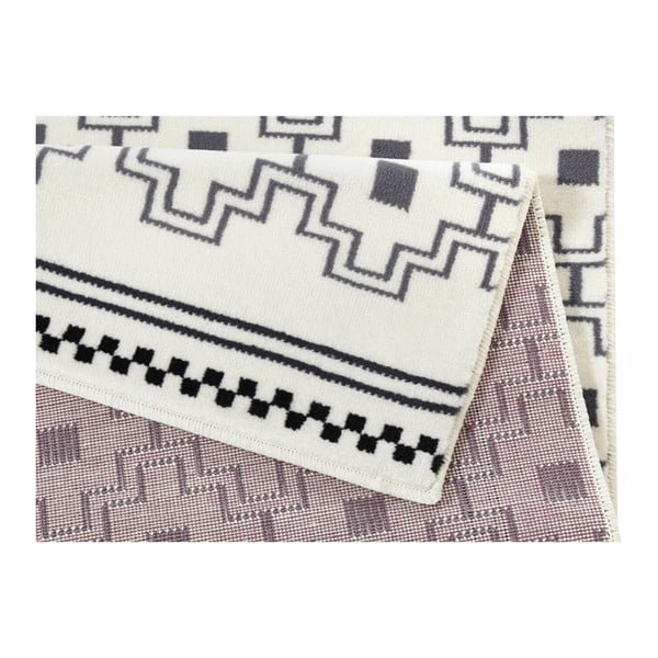 Bílo-černý koberec Zala Living Cubic, 70 x 140 cm-image-2